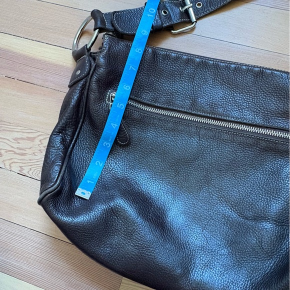 Roots Brown Leather Shoulder Bag - Picture 6 of 9